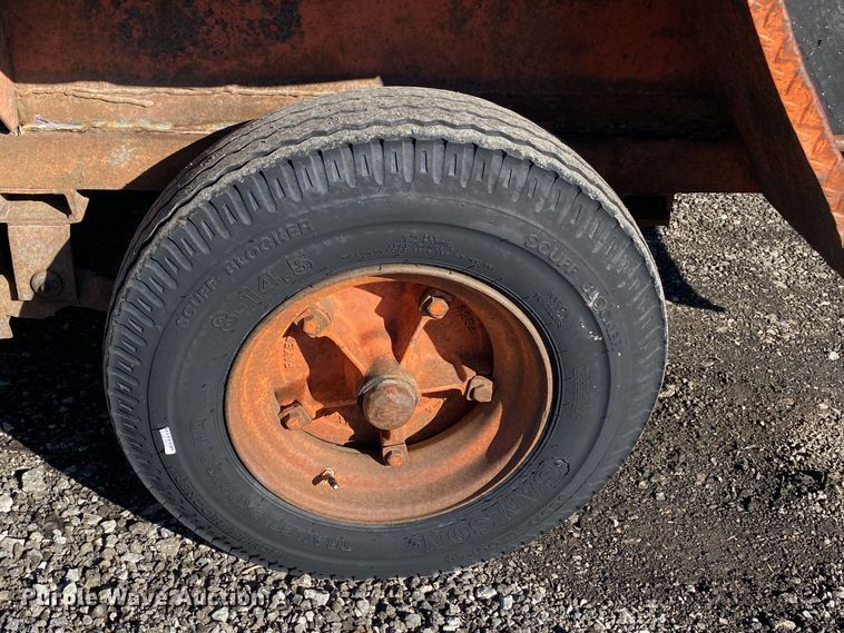 image for item JW9180 Shop built  pole trailer