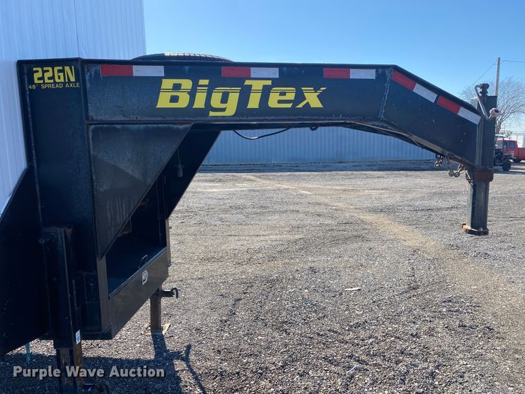 image for item JW9193 2014 Big Tex 22GN-25  equipment trailer