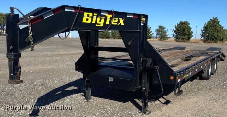 image for item JW9343 2013 Big Tex 25GN  equipment trailer