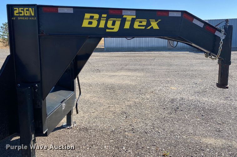image for item JW9343 2013 Big Tex 25GN  equipment trailer