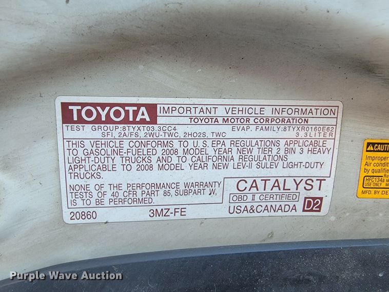 image for item JZ9169 2008 Toyota Highlander Limited  SUV