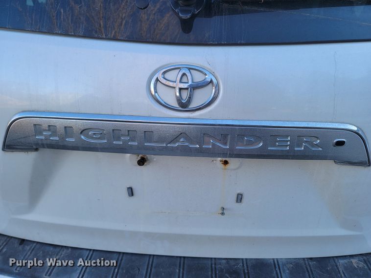 image for item JZ9169 2008 Toyota Highlander Limited  SUV