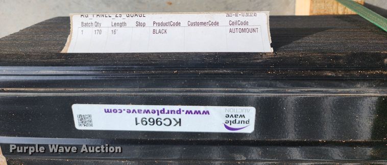 image for item KC9691 (170) sheets of Doerkson Metal Components metal siding/roofing