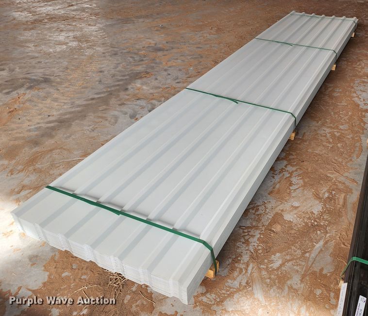 image for item KC9694 (170) sheets of Doerkson Metal Components metal siding/roofing