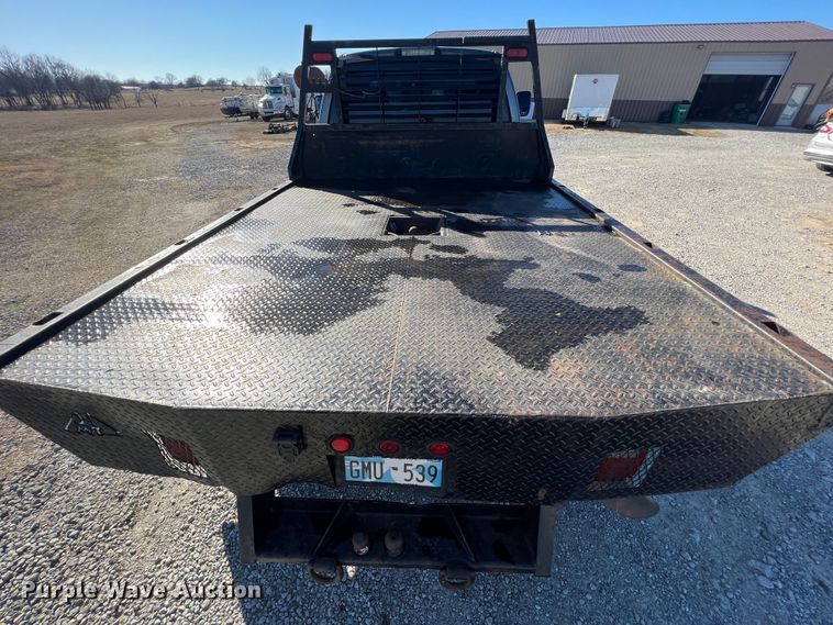 image for item KR9614 2007 Dodge Ram 3500  Quad Cab flatbed pickup truck