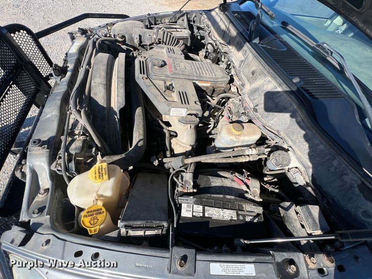 image for item KR9614 2007 Dodge Ram 3500  Quad Cab flatbed pickup truck