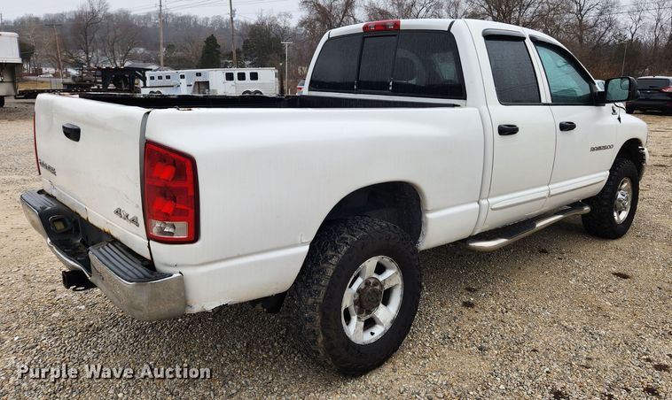 image for item KT9367 2003 Dodge Ram 2500  Quad Cab pickup truck