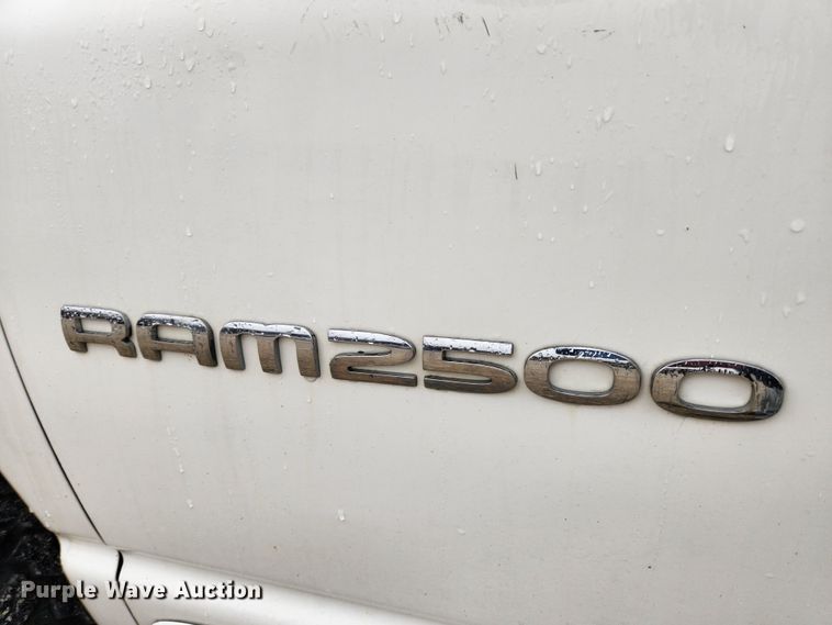 image for item KT9367 2003 Dodge Ram 2500  Quad Cab pickup truck