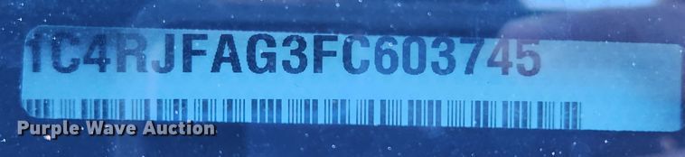 image for item KT9381 2015 Jeep Grand Cherokee Laredo  SUV