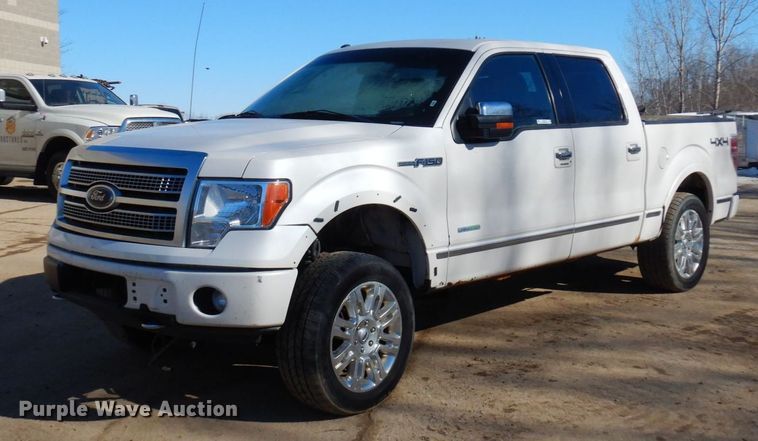 image for item KU9745 2012 Ford F150 Platinum  SuperCrew pickup truck