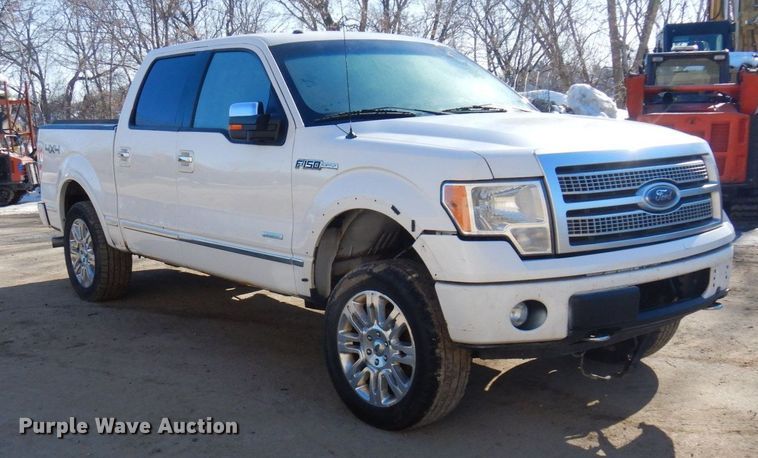 image for item KU9745 2012 Ford F150 Platinum  SuperCrew pickup truck