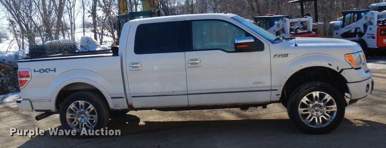 image for item KU9745 2012 Ford F150 Platinum  SuperCrew pickup truck