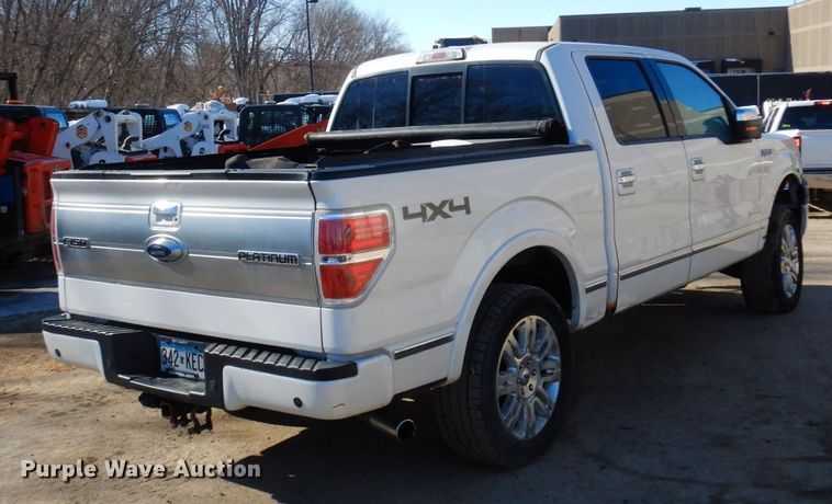 image for item KU9745 2012 Ford F150 Platinum  SuperCrew pickup truck