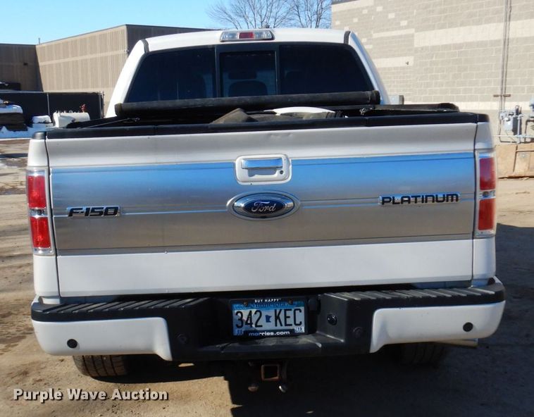 image for item KU9745 2012 Ford F150 Platinum  SuperCrew pickup truck
