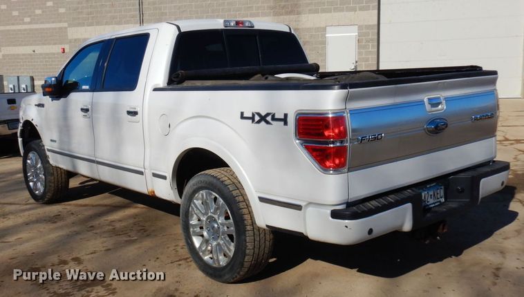 image for item KU9745 2012 Ford F150 Platinum  SuperCrew pickup truck