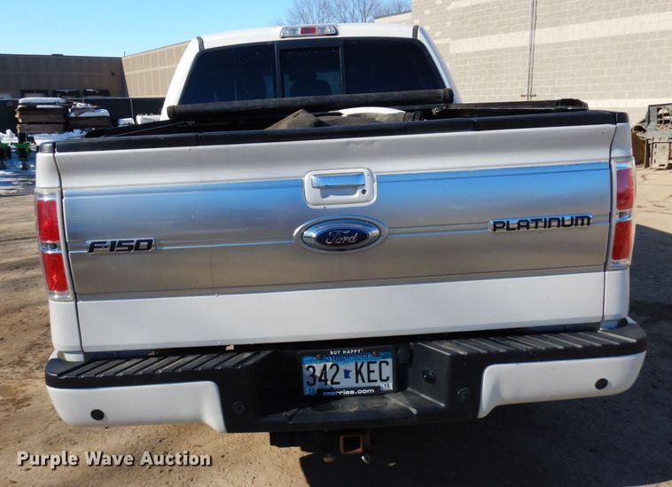 image for item KU9745 2012 Ford F150 Platinum  SuperCrew pickup truck