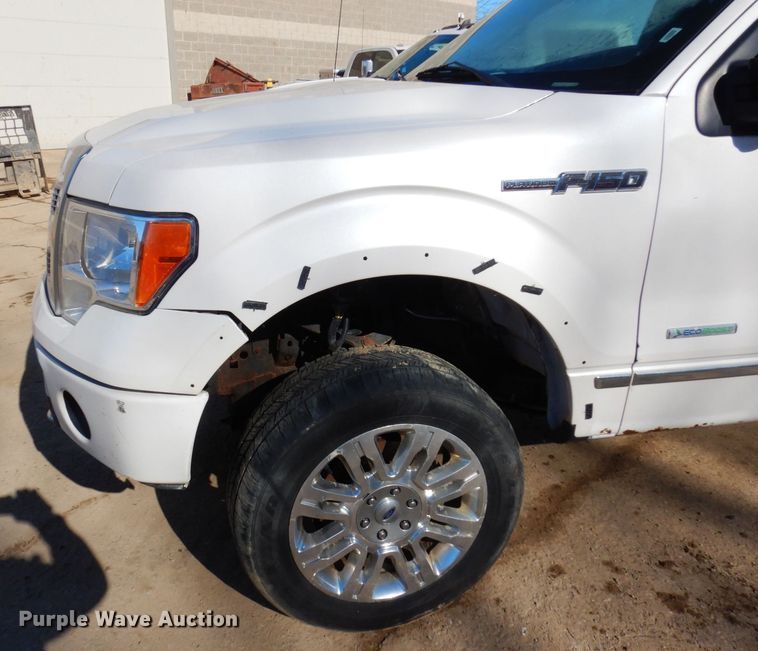 image for item KU9745 2012 Ford F150 Platinum  SuperCrew pickup truck