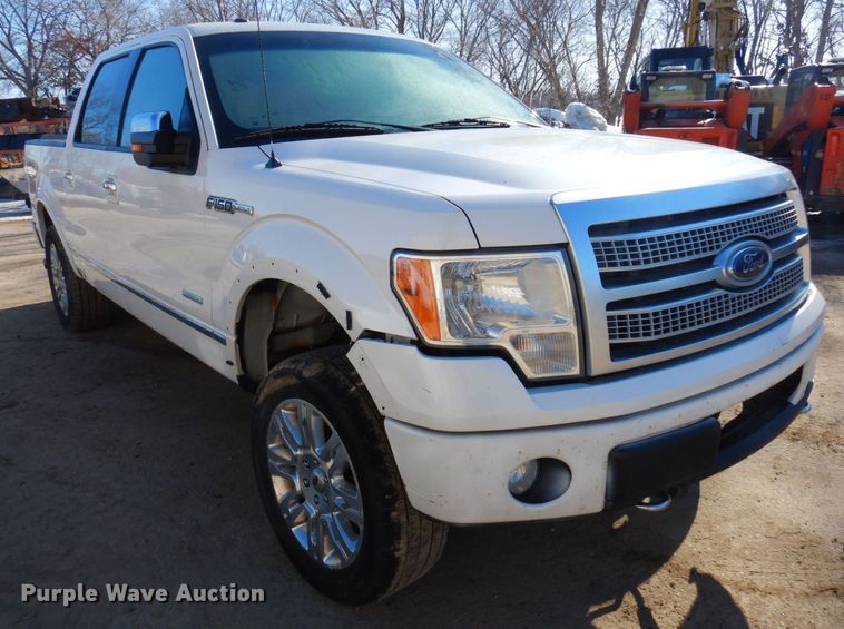 image for item KU9745 2012 Ford F150 Platinum  SuperCrew pickup truck
