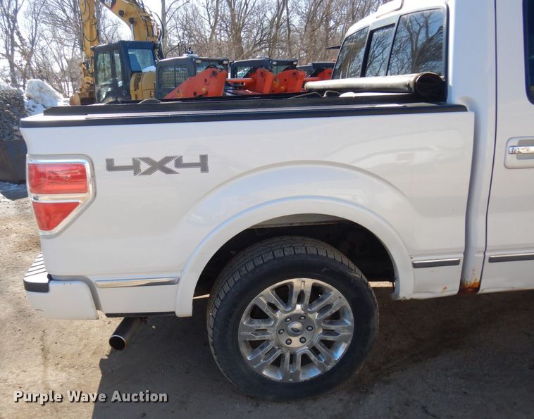 image for item KU9745 2012 Ford F150 Platinum  SuperCrew pickup truck