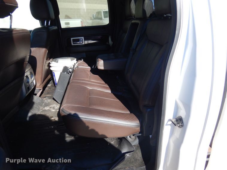 image for item KU9745 2012 Ford F150 Platinum  SuperCrew pickup truck