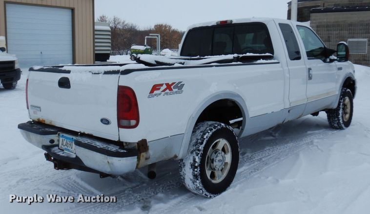 image for item KU9773 2005 Ford F250 Super Duty  SuperCab pickup truck