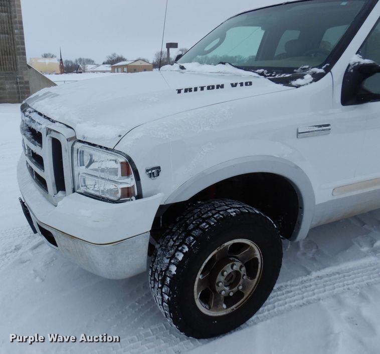 image for item KU9773 2005 Ford F250 Super Duty  SuperCab pickup truck