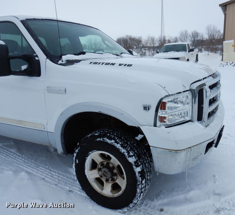 image for item KU9773 2005 Ford F250 Super Duty  SuperCab pickup truck