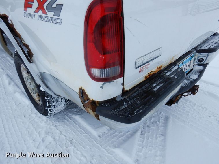 image for item KU9773 2005 Ford F250 Super Duty  SuperCab pickup truck