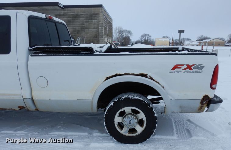 image for item KU9773 2005 Ford F250 Super Duty  SuperCab pickup truck