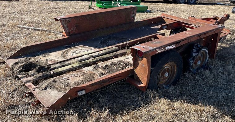 image for item LA9794 1975 Charles Machine Works T8  equipment trailer