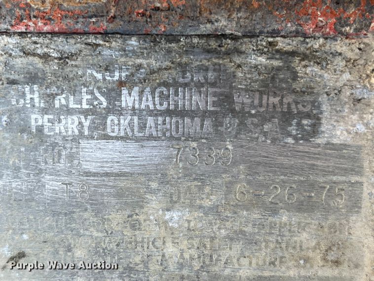 image for item LA9794 1975 Charles Machine Works T8  equipment trailer