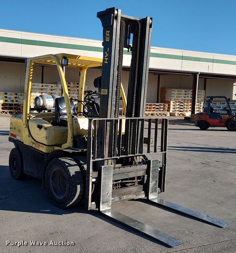 image for item LF9536 2015 Hyster 80  forklift