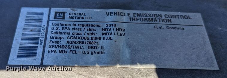 image for item LF9561 2010  Chevrolet Silverado 2500HD LT  Crew Cab pickup truck