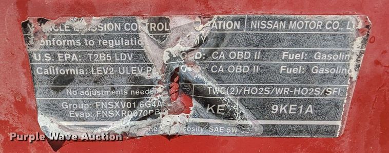 image for item LF9563 2015 Nissan Versa SL