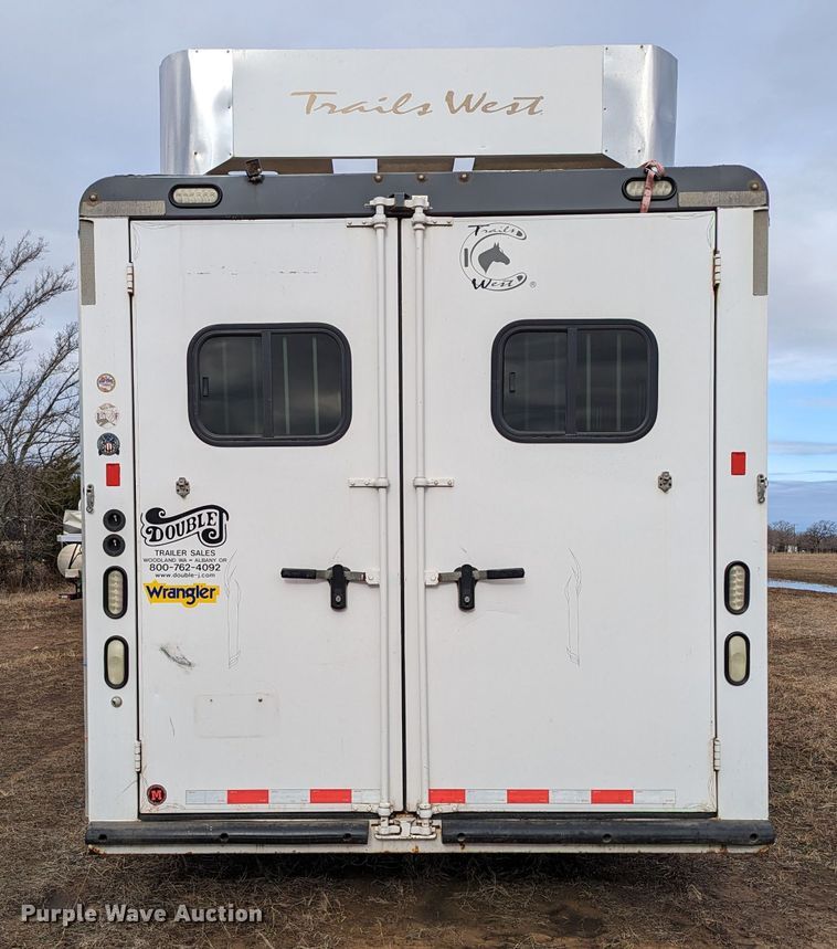 image for item LF9567 2014 Trail West  livestock trailer