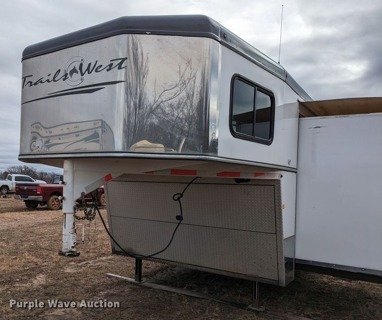 image for item LF9567 2014 Trail West  livestock trailer