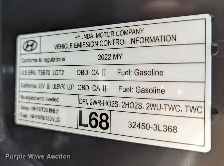 image for item LF9568 2022 Hyundai Palisade  SUV