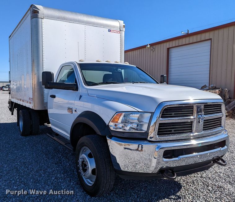 image for item LF9574 2012 Dodge Ram 4500HD  box truck