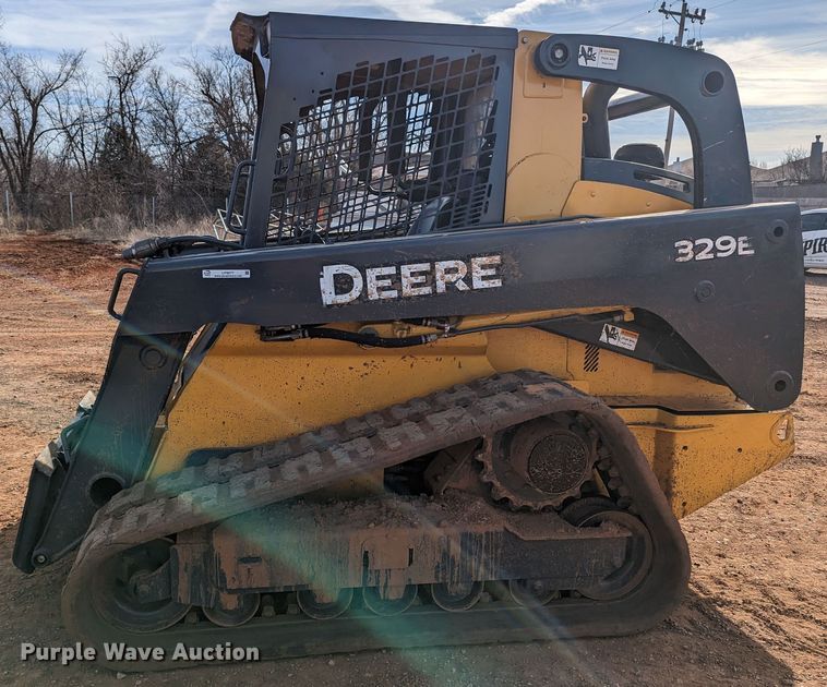 image for item LF9577 2013 John Deere 329E  tracked skid steer loader