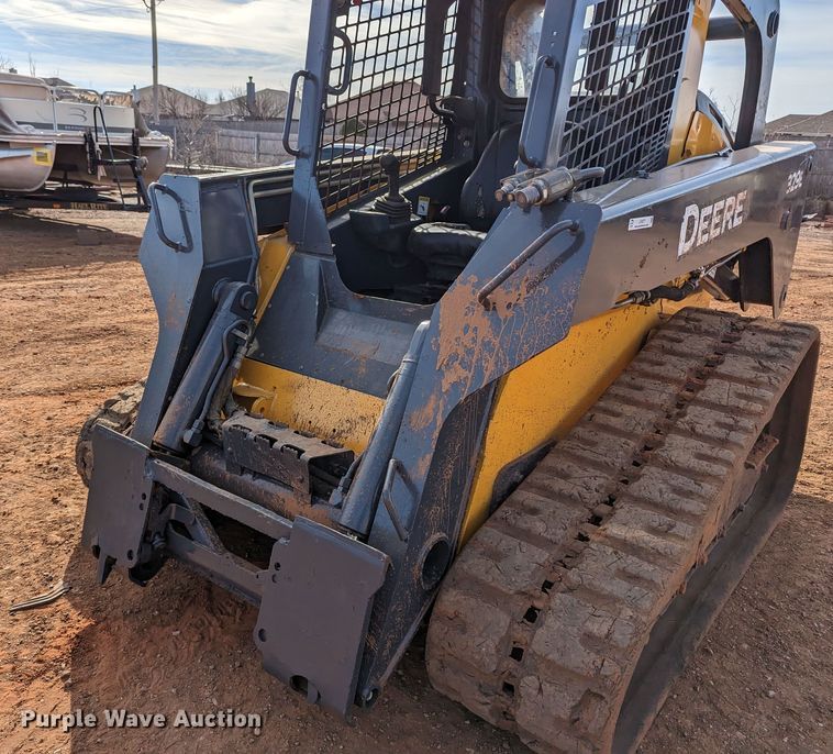 image for item LF9577 2013 John Deere 329E  tracked skid steer loader