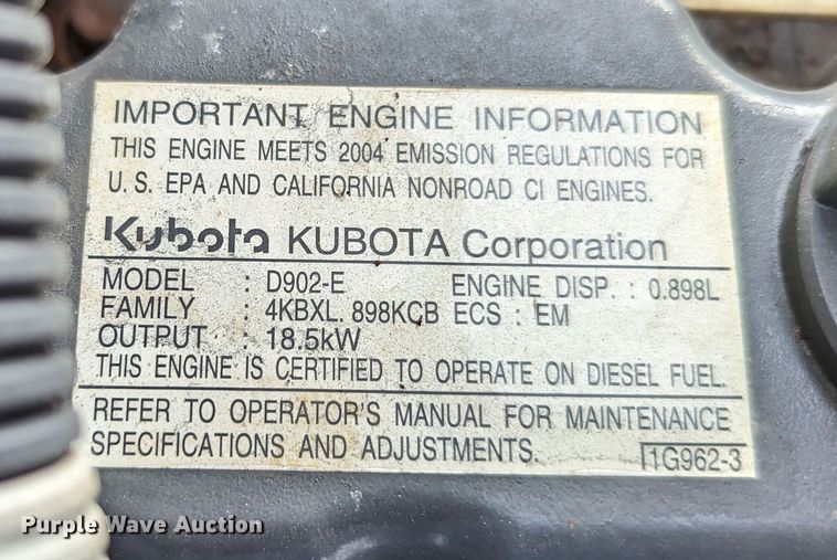 image for item LF9578 Kubota RTV900  utility vehicle