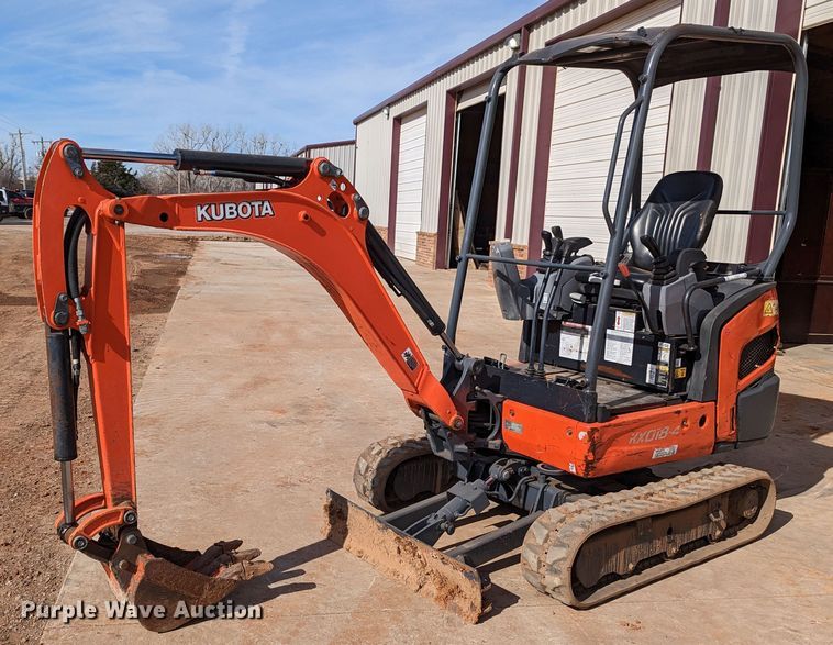 image for item LF9580 2018 Kubota KX018-4  mini excavator