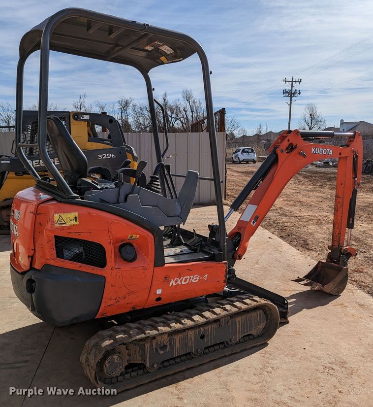 image for item LF9580 2018 Kubota KX018-4  mini excavator