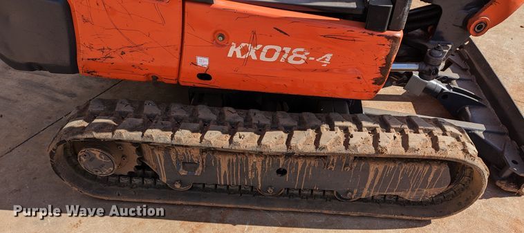 image for item LF9580 2018 Kubota KX018-4  mini excavator