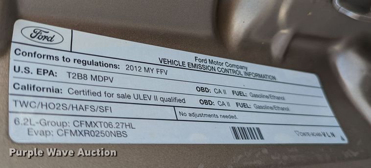 image for item LF9584 2012 Ford F250 Super Duty  SuperCab pickup truck