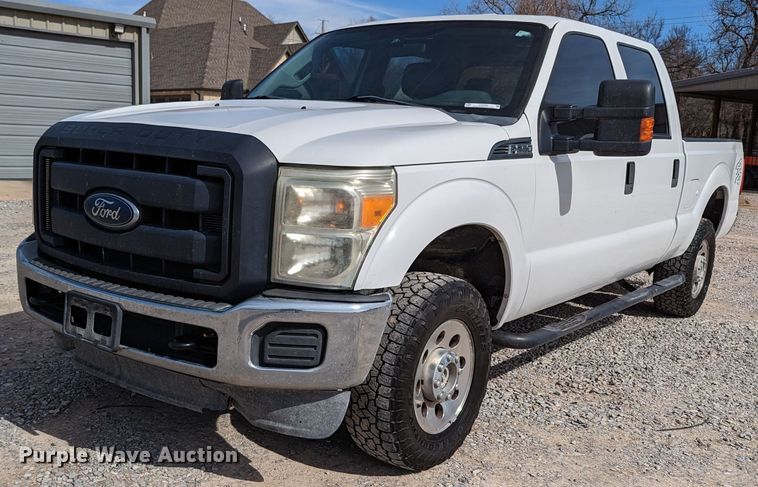 image for item LF9589 2012 Ford F250 Super Duty  Crew Cab pickup truck