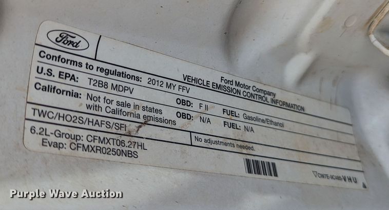 image for item LF9589 2012 Ford F250 Super Duty  Crew Cab pickup truck