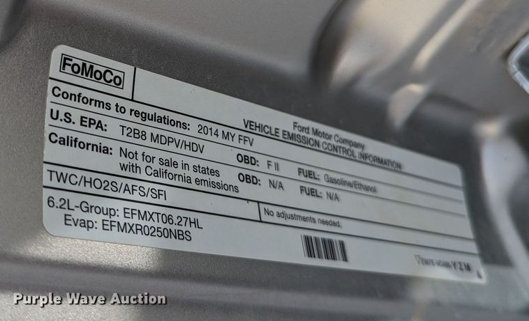 image for item LF9595 2014 Ford F250 Super Duty  SuperCab pickup truck