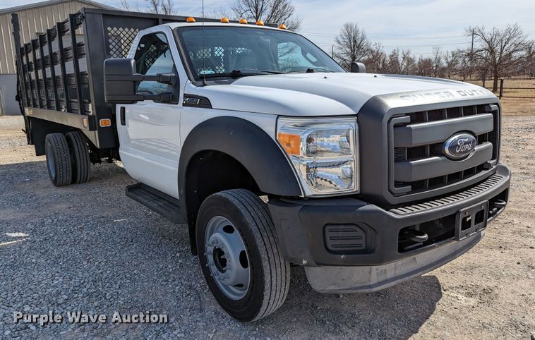 image for item LF9596 2012 Ford F550 Super Duty  flatbed truck