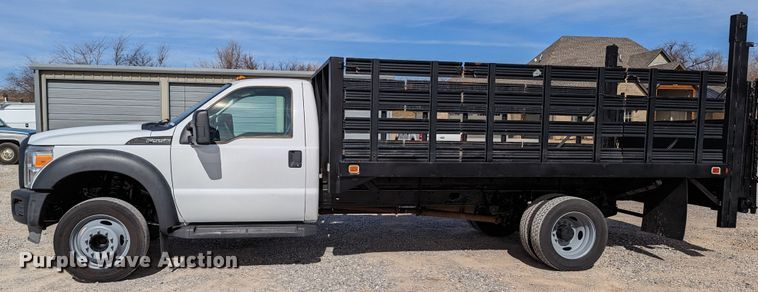 image for item LF9596 2012 Ford F550 Super Duty  flatbed truck